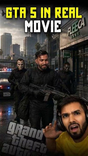 TECHNO GAMERZ GTA 5 IN REAL LIFE MOVIE RELEASE DATE 😱 #shorts #short