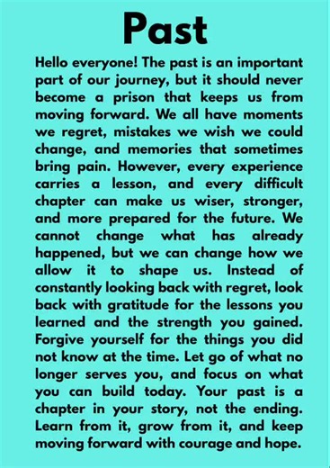 Let Go of the Past: Life Lessons to Move Forward Today
