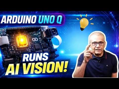 Arduino Uno Q Does AI Vision! Edge Object Detection + Live Video Detection Demo