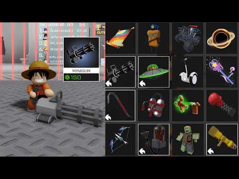 BARRY'S ALIEN PRISON RUN! MINIGUN Unlocked All Items SCARY OBBY Roblox Update Full Gameplay