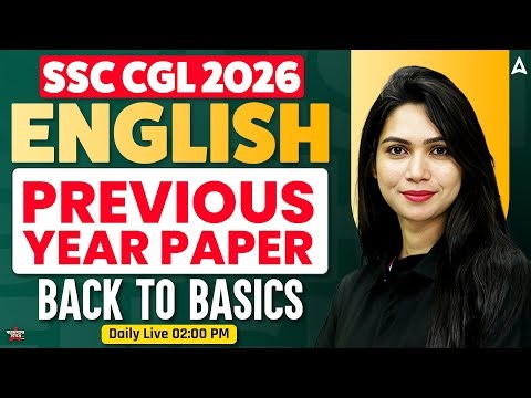 SSC CGL 2026 | SSC CGL English Classes | Sub Verb Agreement | SSC CGL English Practice Set Neha Mam
