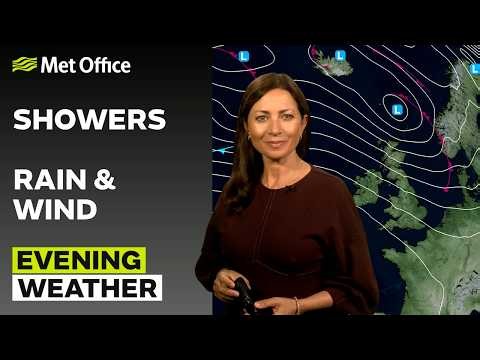 17/09/2026 - Showers in the north - Evening Weather Forecast UK - Met Office Weather