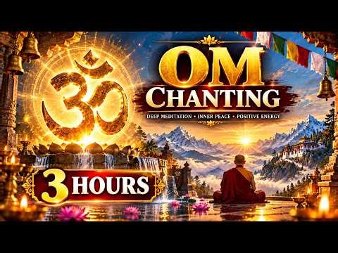 OM Chanting 3 Hours | Deep Om Mantra for Meditation & Inner Peace