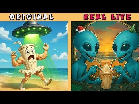 Brainrot memes alien abduction | Brainrot Original vs Real life | Animation