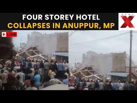 MP Building Collapse LIVE: Anuppur Hotel Collapse Near Kotma Bus Stand, Several Feared Trapped