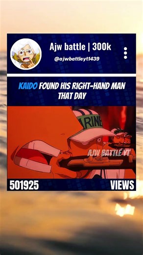 Kaido Found His Right-Hand Man That Day #onepiece #kaido #king