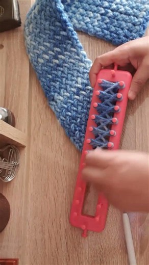 Knitting loom for beginners step by step #knitting_loom #crochet #hat #knitting #scarf