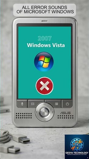 ALL ERROR SOUNDS OF MICROSOFT WINDOWS #shortvideo #shorts #windows