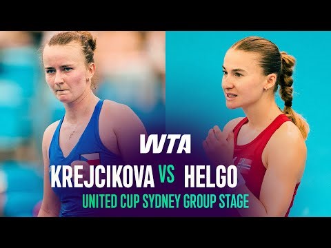 Barbora Krejcikova vs. Malene Helgo | 2026 United Cup Sydney Group Stage | WTA Match Highlights