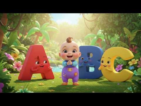 The Dancing Alphabet Song for Kids | Learn ABC A to Z with Fun Dance Nursery Rhymes, Baby Songs