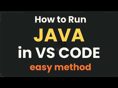 How to Install VS Code for Java & Run Your First Java Program (Step-by-Step Guide)