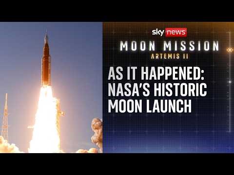 NASA makes history with Artemis II moon launch