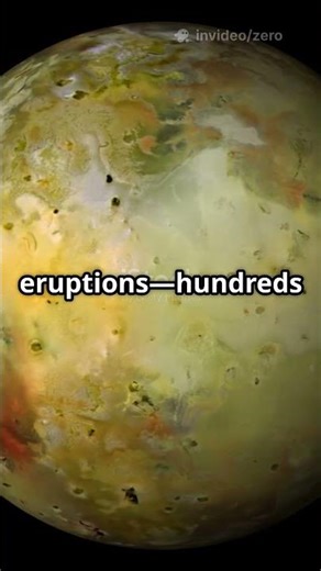 Jupiter Gravity Melts Io: Extreme Volcano World 🌋🪐 #Shorts #Facts | Zero Facts