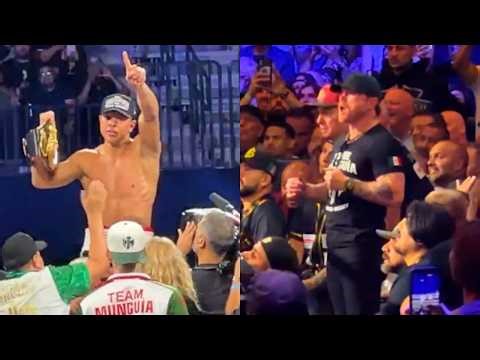 Canelo GOES NUTS after Munguia win vs Resendiz!