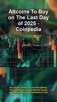 Altcoins Last Chance 2025