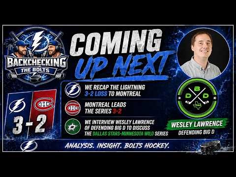 Lightning on the Brink After Game 5 Loss -Wesley Lawrence on Wild vs Stars