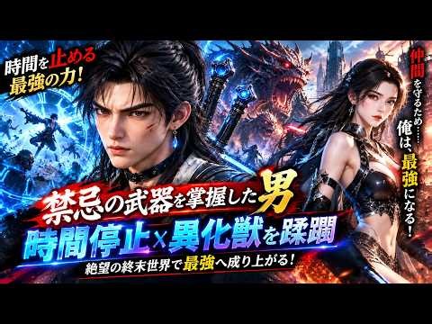 ANIME ISEKAI【異世界漫画】禁忌の武器を完全掌握した男！時間停止と驚異の能力で異化獣を蹂躙し、絶望の終末世界で最強へと成り上がる！仲間を救うため命懸けの死闘に挑む男の運命とは！？