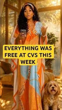 EVERYTHING WAS FREE AT CVS THIS WEEK🤑🤑 #cvsdealsthisweek