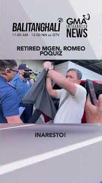 Poquiz, inaresto ng PNP at CIDG SA NAIA kaugnay sa kasong inciting to sedition | Balitanghali