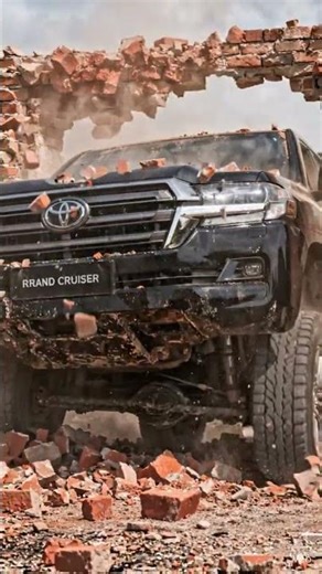 Land Cruiser vs Brick Wall 💥 Unreal Power Test (Insane Crash!)