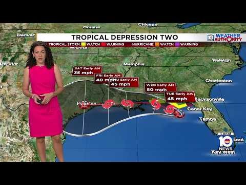 Tropical Depression 2 threatens Florida's Panhandle