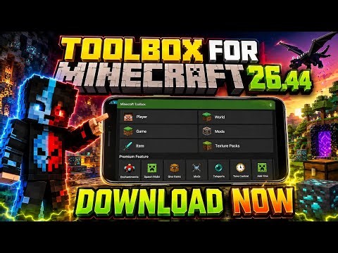 Toolbox 26.44 | Toolbox For Minecraft 26.44 Released | MCPE Toolbox 26.44 | All Bugs Fixed !
