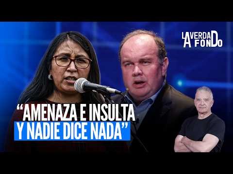 RUTH LUQUE CUESTIONA LA VIOLENCIA VERBAL DE RAFAEL LÓPEZ ALIAGA | LA VERDAD A FONDO