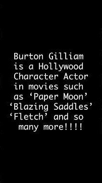 Hollywood Actor Burton Gilliam visited MediaTech!
