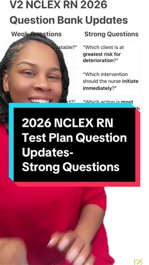 NCLEX 2026 RN Test Plan Questions are calling for stronger questions. 7 Days of NCLEX is coming January 5th I will reviewing how to pass NCLEX!