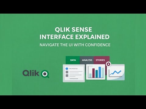 🧭 Qlik Sense Interface Explained | Navigate the UI with Confidence