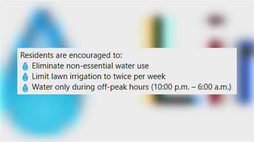 Stage one drought in Camden; officials asking for residents to conserve water