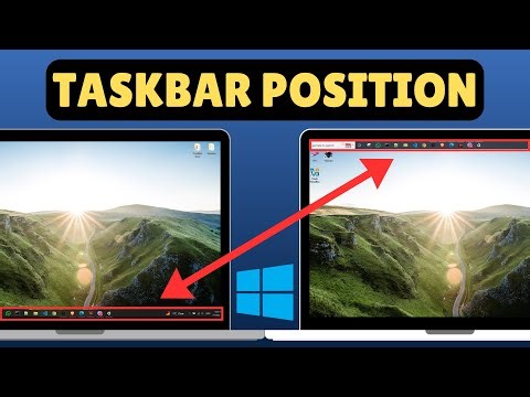 How to Change Taskbar Position in Windows
