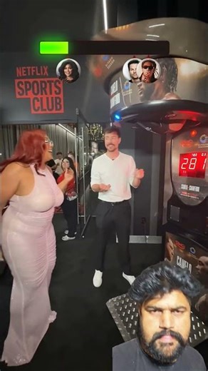 Which Celebrities punches the hardest?mrbeast punching machine challenge |mrbeast show | #mrbeast |