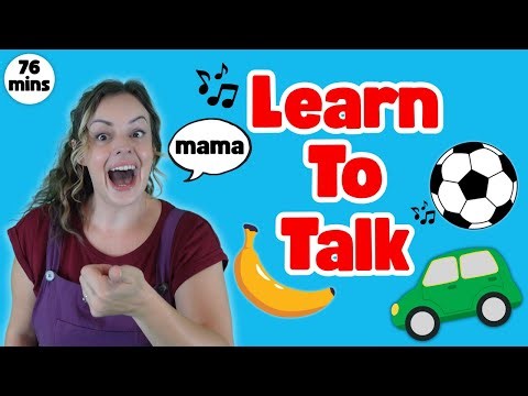 Baby Learning to Talk | First Words, Phonics & Nursery Rhymes for Babies & Toddlers