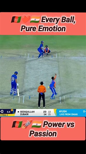 🇦🇫❤️🇮🇳 High-Voltage Clash – AFG vs IND Showdown🇦🇫❤️🇮🇳 Every Ball, Pure Emotion