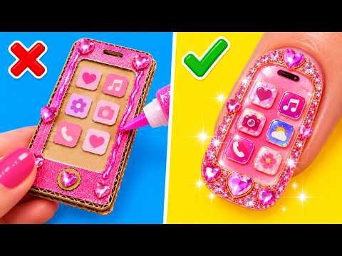 DIY Cardboard Phone Ideas You Have to See! 📦📱 Easy Crafts & Creative Hacks by 123 GO! Genius