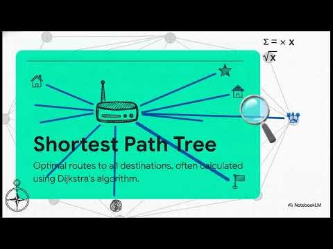 30. Link-State Routing Algorithm | OSPF, Dijkstra Algorithm & Shortest Path Tree | Computer Networks