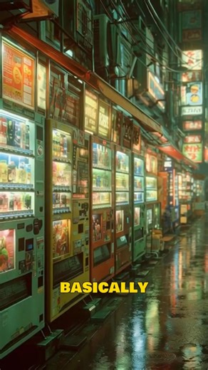 Japan Has a Vending Machine Every 23 People 😱#youtubeshorts