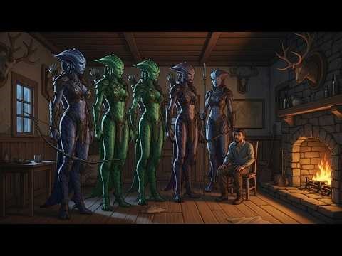 Five Alien Warriors Entered My Cabin… One Whispered: “He’s Mine”