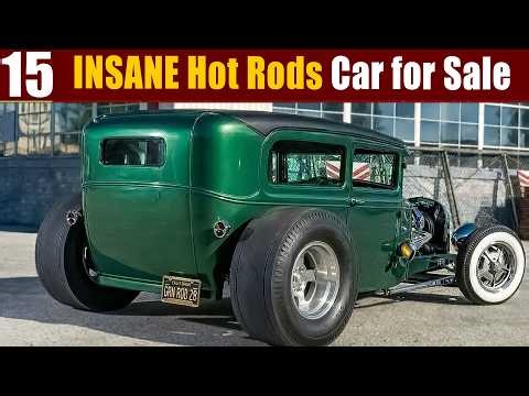 🔥15 Classic American Hot Rods & Vintage Legends for Sale | Street Rods, Rat Rods, Show Cars 🔥