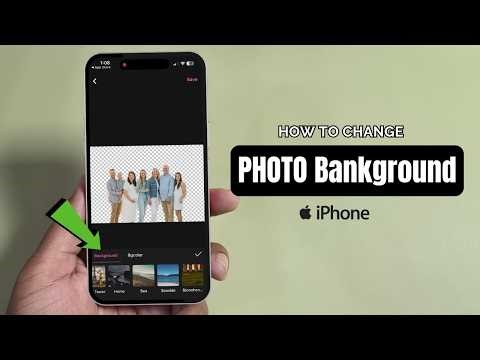 How to change photo background iPhone (2026)