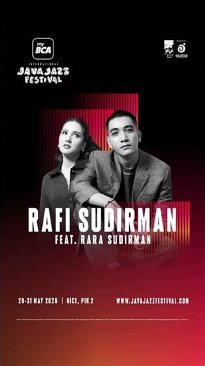 Rafi Sudirman feat. Rara Sudirman on Java Jazz Festival 2026!