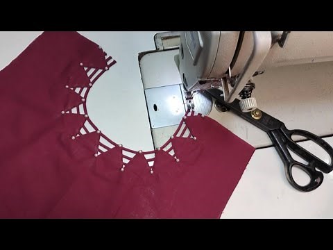New Latest & Beautiful 😍 Neck Design Cutting & Stitching | New Round Neck Design With Triangles 2026