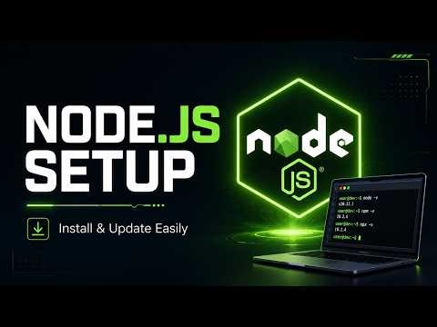 Update or Install Node.js in your machine