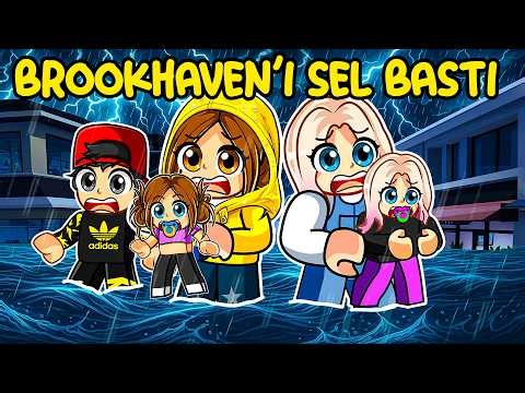 Brookhaven’i Sel Bastı! 🌊 Ece Herkese Yardım Ediyor 🚨 Roblox Brookhaven🏡RP