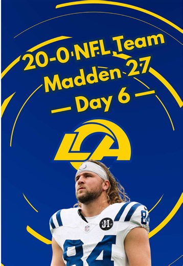Trying to build a 20-0 NFL Team on Madden 27: Day 6 #acshear #nflfilter #20and0nflteam #madden27 #madden