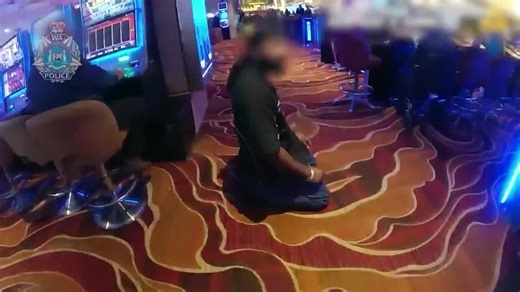 Dramatic arrest inside Perth casino