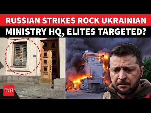 Putin’s Massive Kyiv Assault Hits Foreign Ministry Building For 'First Time Since WWII' | Watch