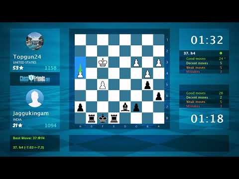 Chess Game Analysis: Topgun24 - Jaggukingam, 0-1 (By ChessFriends.com)