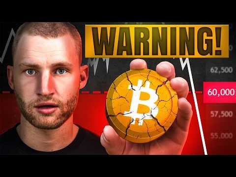 URGENT ⚠️ Stock Market Pullback Could Send Bitcoin Below $60k!!